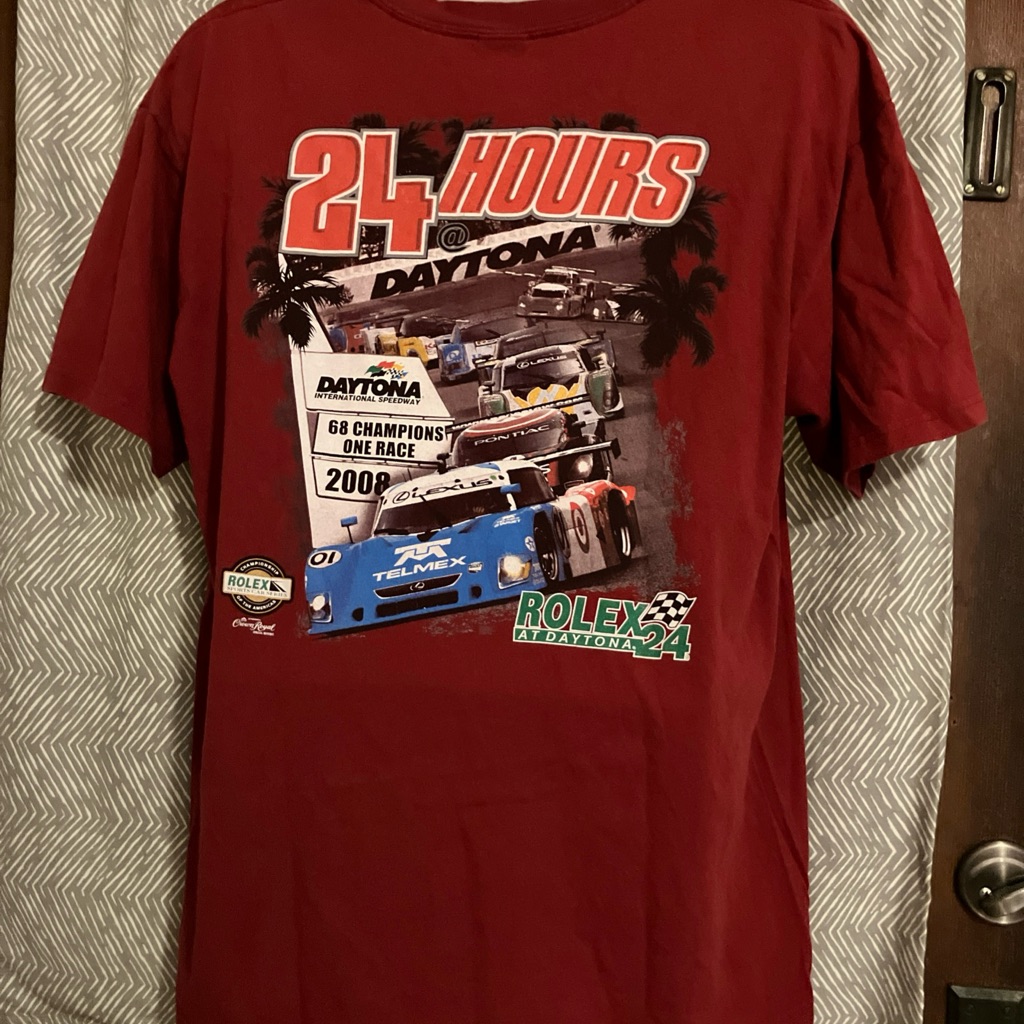 Rolex At Daytona 24 Vintage 2004 Racing Sport Car TShirt Size Xl